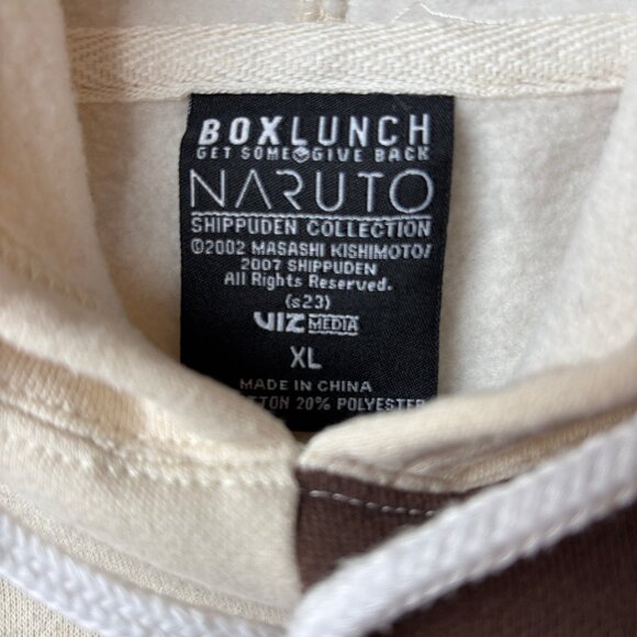 Naruto Shippuden Ichiraku Ramen Shop Color Block Hoodie Boxlunch Anime Size XL - Picture 13 of 13